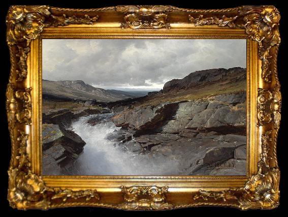 framed  Andreas Edvard Disen Fjellparti, ta009-2